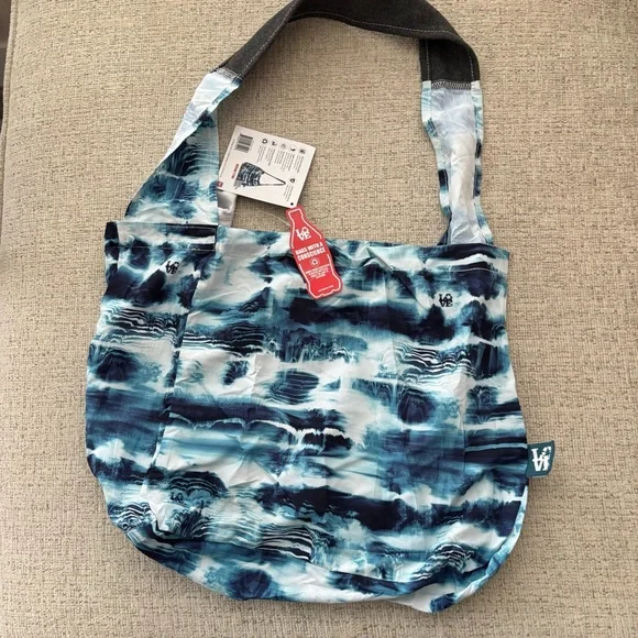 Ocean Tyde Blue and White Bag - Picture 9 of 11